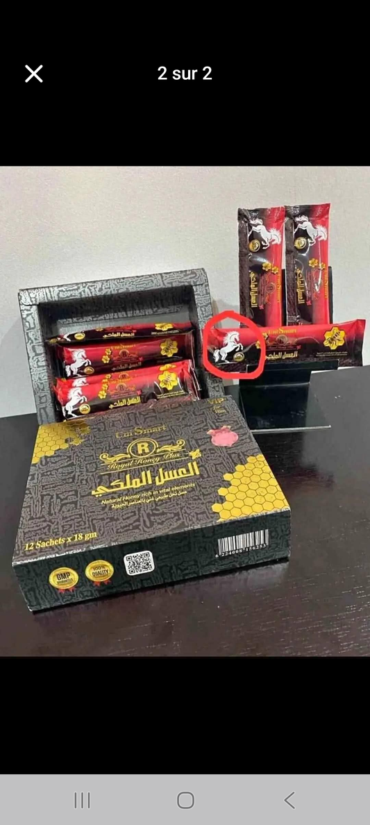 Royal honey plus 12 sachets